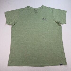 Patagonia Capilene Cool Daily T-Shirt Women's 2XL Green MTB Mountain Cycling
